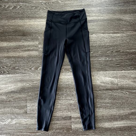 Lululemon Invigorate High-Rise Tight 28” Black Size 6 Leggings with Pockets VGUC - Picture 12 of 14